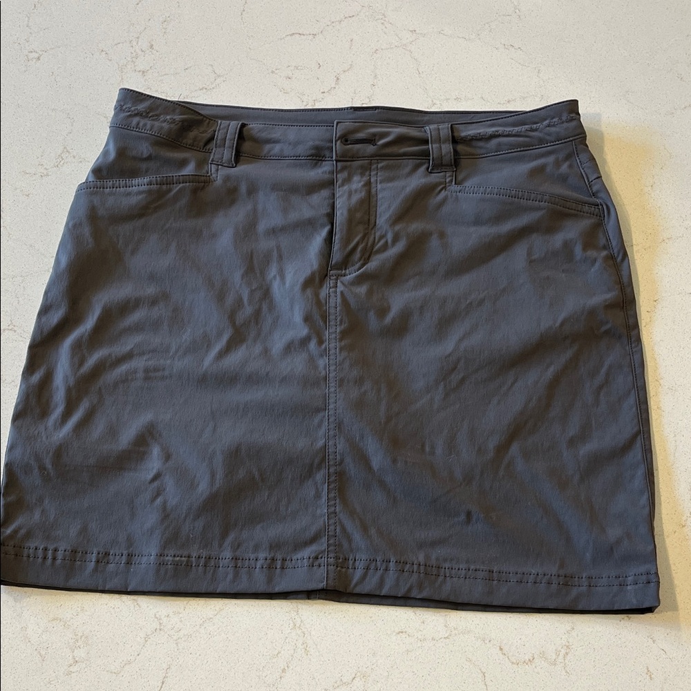 Eddie Bauer Charcoal Mini Skort